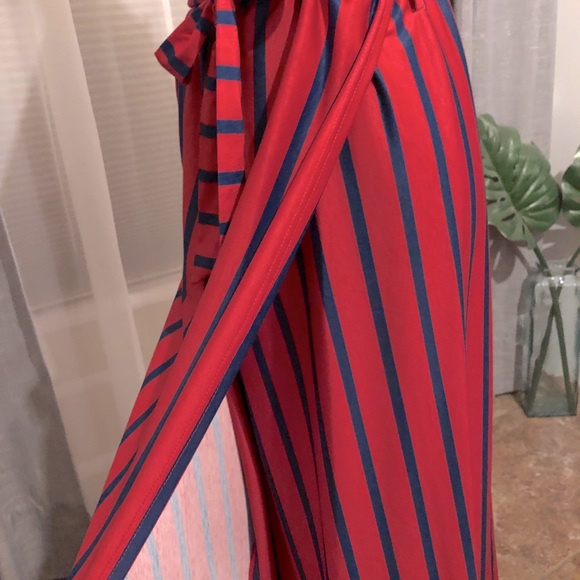 MEROKEETY Women’s Short Sleeve Maxi Dress with Belt - Picture 5 of 10